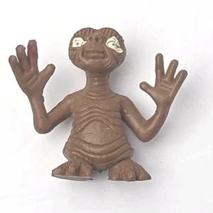 Vintage 1980s ET Extra Terrestrial Mini Figure - PVC Plastic Hong Kong Figure 2" - Bild 1 von 4