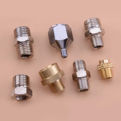 7pcs Airbrush Adapter Set Fitting Connector For Air Compressor Airbrush Hose A5 - Image 1 of 4