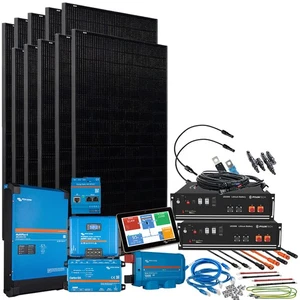 Sistema solar 4500Wp 7kWh LiFePo4 almacenamiento 1 fase HomePremium M UPS Offgridtec - Imagen 1 de 14