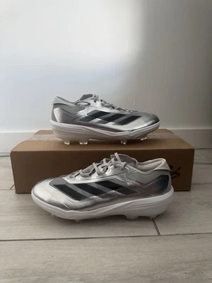 Botines de béisbol Adidas Adizero Impact TPU plateados JS3049 para hombre talla 11 Foto 1 de 4