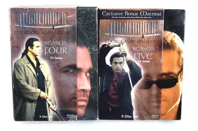 Highlander TV Series DVD Set Season 4 5 Adrian Paul as Duncan MacLeod - Image 1 of 4