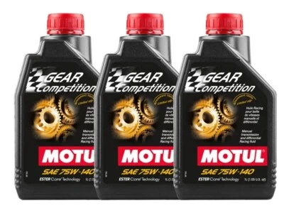 Motul Gear Competition SAE 75W-140 3 Litre API GL-5 Gear Oil - Image 1 of 4
