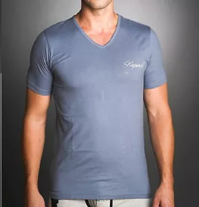 T SHIRT HOMME KAPORAL BLEU JEANS - Foto 1 di 1