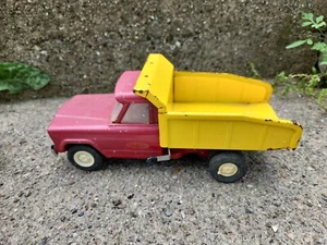 Vintage Tonka 1966 Jeep Dump Truck Red & Yellow 10" - Picture 1 of 8