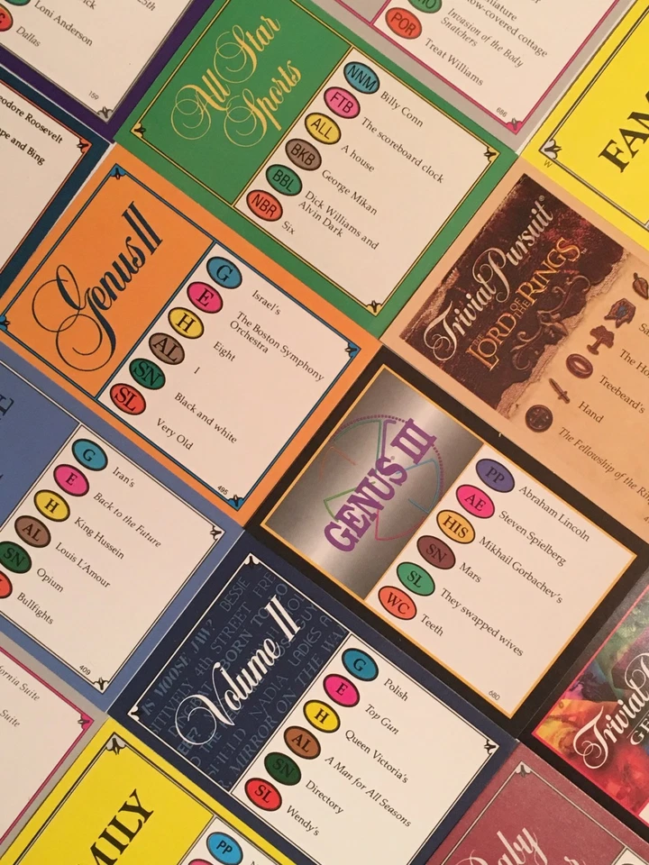2600 TRIVIAL PURSUIT CARDS (18 Editions - YOU PICK) 26 Different 100-Card Decks! - Image 1 of 4