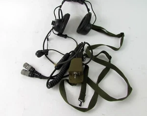 Sonetronics H16 1F GR Pilots Headset FSCM16575 with Microphone (Vintage) - Picture 1 of 5