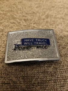 Fibbia per cintura vintage camionista camion gancio Fast Mack  - Foto 1 di 2