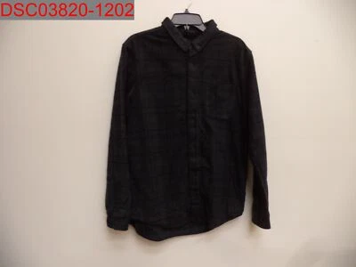 Threads 4 Thought Men's Charcoal El Paso Plaid Print Slim Fit Shirt Jacket, Sz M - Image 1 of 4