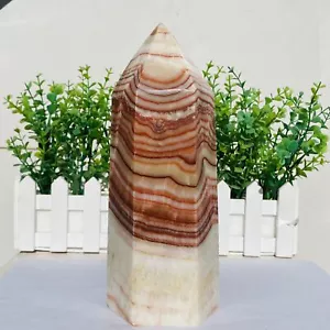 Raya Roja Natural Piedra de Cerdo Cuarzo Cristal Obelisco Punto Energía 1960g - Imagen 1 de 11