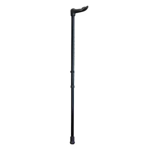 Aidapt Left Handed Palm Grip Ergonomic Handled Height Adjustable Walking Stick - Picture 1 of 3