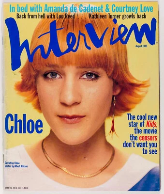 CHLOE SEVIGNY Courtney Love MILLA JOVOVICH The Dirty Three INTERVIEW magazine US - Image 1 of 4