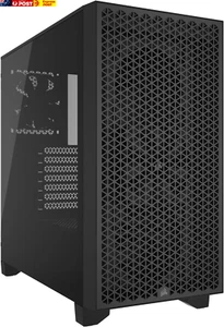 3000D AIRFLOW Mid-Tower PC Case - Black - 2X SP120 ELITE Fans - Four-Slot GPU Su - Picture 1 of 12