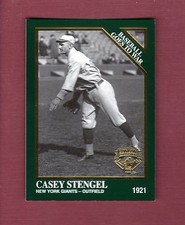 #1330 CASEY STENGEL, 1921 Giants (1995 Conlon/Megacards/Baseball Goes to War)HOF