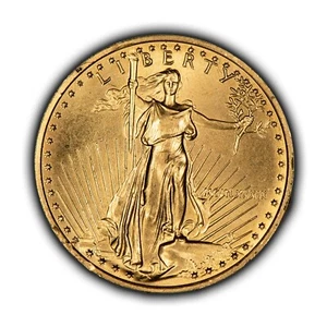 1989 G$10 1/4 oz Gold American Eagle - Quarter Ounce - SKU-G3399 - Picture 1 of 4