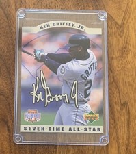 KEN GRIFFEY JR 1996 Upper Deck All-Star Jumbo Limited Edition Die-cut #D /2500
