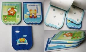 3X MINI CUADERNO DE NOTAS VINTAGE AÑOS 80 PRECIOSO MASCOTA PAPELERÍA EVERGREEN TAIWÁN ¡NUEVO! - Imagen 1 de 11