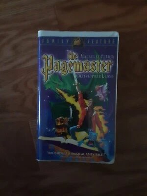 VHS Movie The Pagemaster. Foto 1 de 3