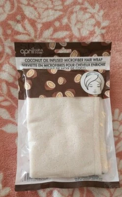 Hair Wrap Coconut Infused Soft Bath Hair Spa Drying Towel FREE SHIPPING - Image 1 of 4