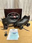 Men’s Size 12 Black Sure-Grip Cyclone Roller Skates Gently Pre-owned *defect*