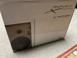 Pair Of Proficient W665 6.5” 75 Watts White Wall Speakers - Picture 1 of 8