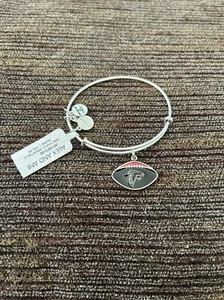 NFL - Atlanta Falcons Team Logo Adjustable Bangle Bracelet - Picture 1 of 2