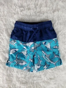 Place Sport Swim Trunks 18-24M Boys Blue Used - Picture 1 of 3