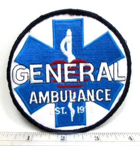 Vintage General Ambulance Jacket Patch Established 1975 First Responders - Bild 1 von 3