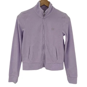 Juicy Couture Full Zip Frottee Trainingsjacke Flieder Himmellila Damen XS - Bild 1 von 6