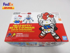 SD Gundam EX Standard Hello Kitty / RX-78-2 Gundam Color-coded Plastic Model - Picture 1 of 5