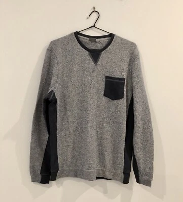 ASOS Navy Blue 100% Cotton Sweatshirt Men’s Jumper, Size S - Image 1 of 4