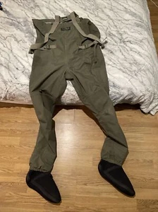 Hodgman Wadelite Green Fishing Waders Size Large L Mens - Picture 1 of 3