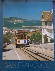 San Francisco Cable Car Poster Mark Hendersonr Vintage Impact 1986 18"x24" Neu - Bild 1 von 6