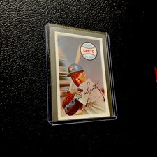 1970 Kelloggs 3D Base B. Card Ron Santo #42 Cubs NO CRACKS READ Item Description