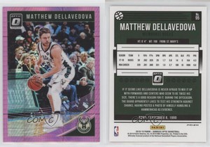 2018-19 Panini Donruss Optic Pink Hyper Prizm Matthew Dellavedova #95