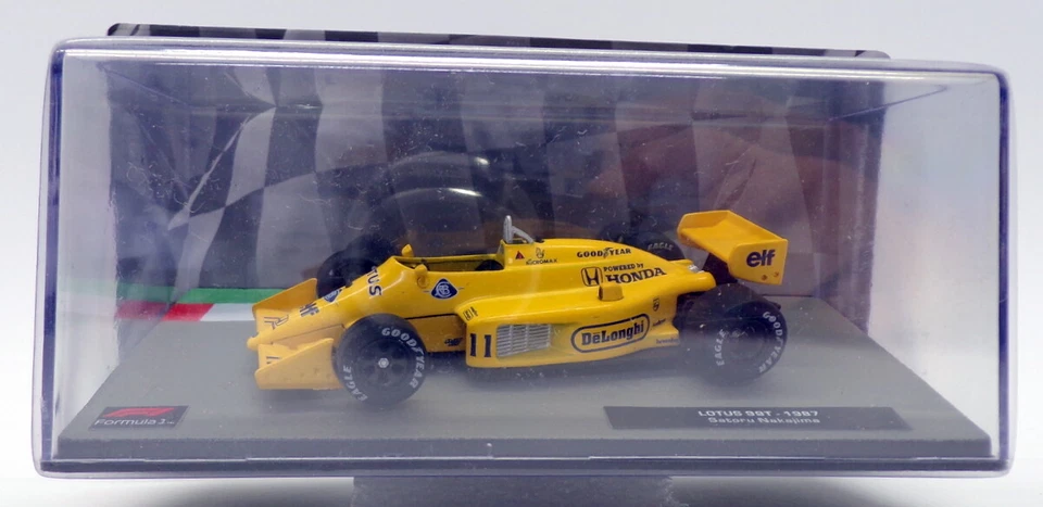 Altaya 1/43 Scale 22220G - F1 Lotus 99T 1987 - #11 Satoru Nakajima - Image 1 of 1