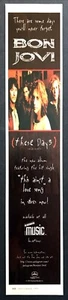 1995 Bon Jovi Rock Band Foto "These Days" Album Release Vintage Print Ad - Bild 1 von 1