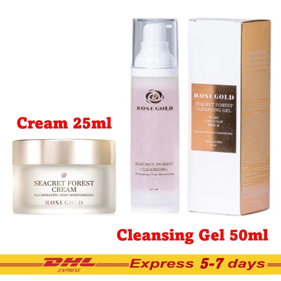 Крем и очищающий гель Rosegold Seacret Forest для яркой кожи против акне (комплект из 2 шт.) - Изображение 1 из 4