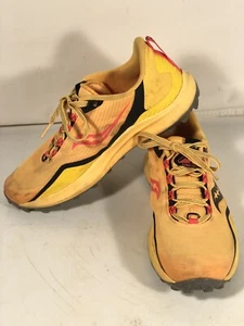 Saucony Peregrine 12 S10737-16 gelbe Damen-Laufschuhe Turnschuhe Größe 8 UK 7 - Bild 1 von 12