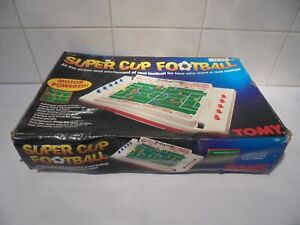 VINTAGE TOMY SUPER CUP FOOTBALL ELECTRONIC GAME - EXCELLENT WORKING CONDITION