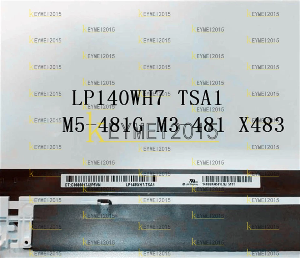 for 14" LCD Display Screen LP140WH7-TSA1 M5-481G M3-481 X483 1366×768 30 pin eDP - Image 1 of 1