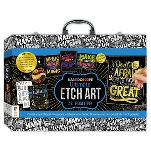 Juego de creaciones artísticas Kaleidoscope Ultimate Etch con 24 paneles de arte grabado y estuche de transporte - Imagen 1 de 4