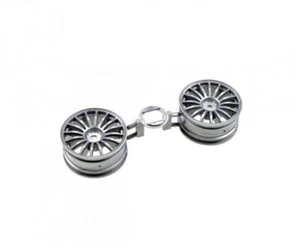 TAMIYA 1:10 Cerchi (2) 16-Razze Grigio 26Mm / 300445605 - Foto 1 di 1