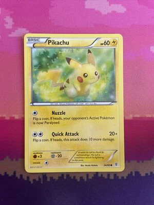 Pokemon Card Pikachu Generations 26/83 Commons Near Mint - Image 1 of 2