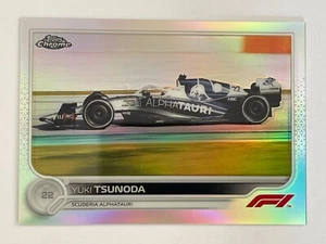 2022 Topps Chrome Formula 1 F1 AlphaTauri Yuki Tsunoda Refractor #122 - Picture 1 of 2