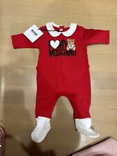 MOSCHINO BABY Girl Romper  coverall bodysuit footed pajamas Infant Size 3 Months