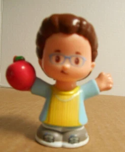 Fisher Price Little People 2018 profesor de escuela con figura de manzana roja P29 - Imagen 1 de 6