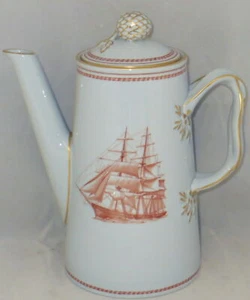 Spode Trade Winds - rote Kaffeekanne & Deckel - Bild 1 von 1