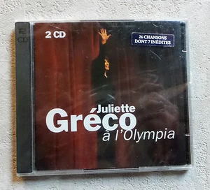 AUDIO CD FR/ JULIETTE GRECO ""À L'OLYMPIA"" 2XCD PROMO 1992 NEW IN BLISTER  - Picture 1 of 1