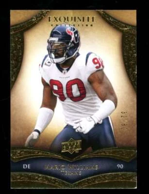 2009 Upper Deck Exquisite Collection Mario Williams /80 Houston Texans FX451 - Image 1 of 2