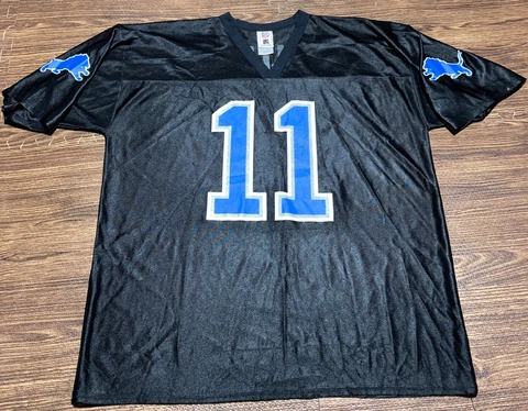 NFL PLAYERS INC DETROIT LIONS TEAM LOGO #11 ROY WILLIAMS JERSEY SIZE XL MENS Cover